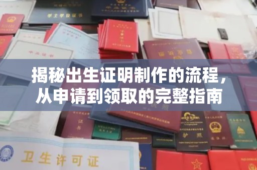 埔里揭秘出生证明制作的流程，从申请到领取的完整指南
