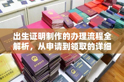 埔里出生证明制作的办理流程全解析，从申请到领取的详细指南