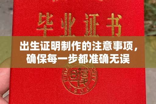埔里出生证明制作的注意事项，确保每一步都准确无误